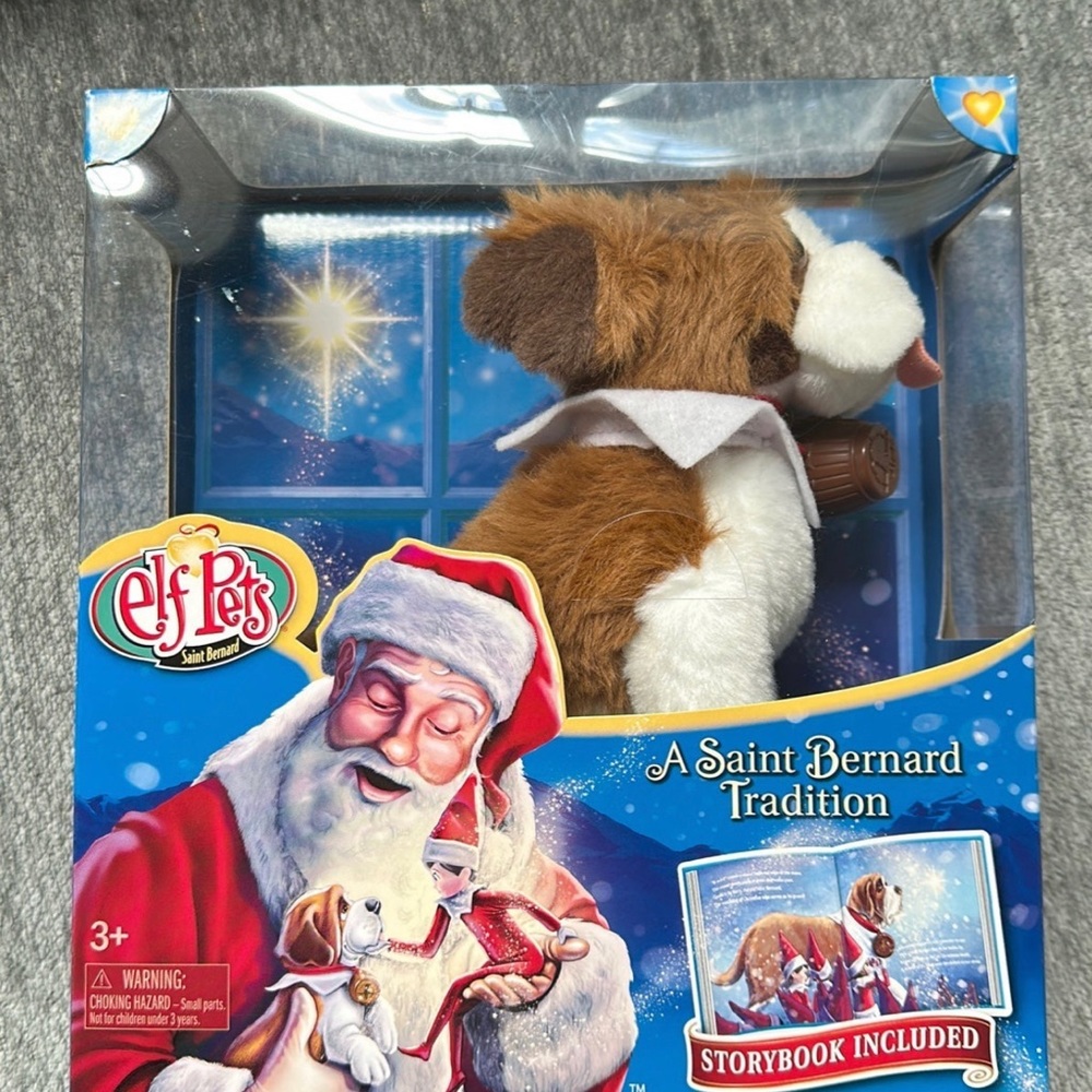 Elf on the Shelf Pets:  A Saint Bernard Traditional